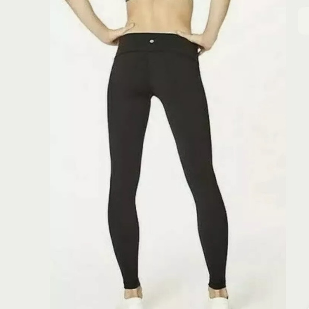 Lululemon Wunder Under Full Length Black Leggings